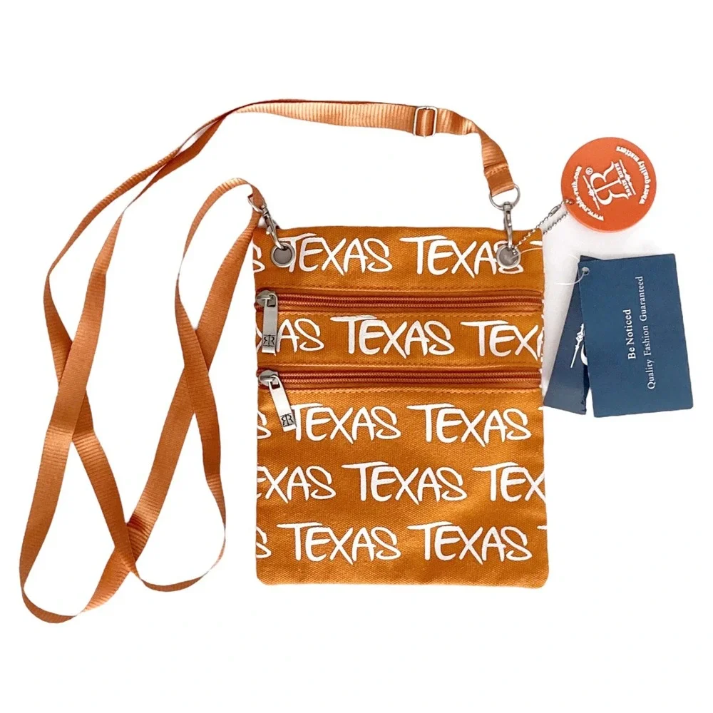 ROBIN RUTH Original TEXAS Crossbody Purse Shoulder Bag Passport Pouch slim NWT